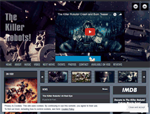 Tablet Screenshot of killerrobots.tv